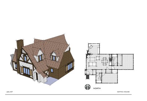 small medieval house floor plan.